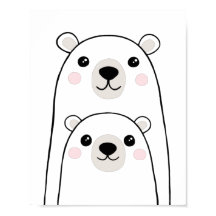 Murs ours art mur pour enfants