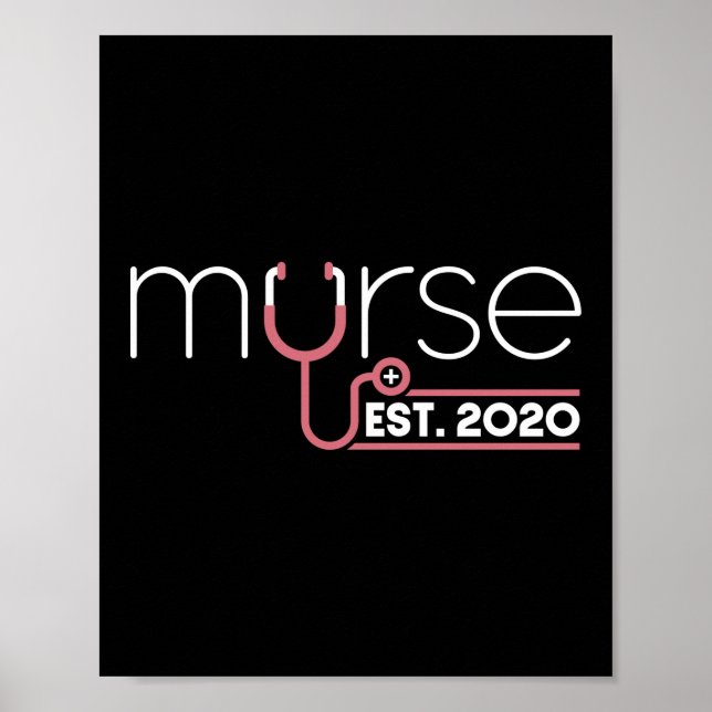 Poster Murse Établi 2020 Drôle Murse Homme Infirmière Hom (Devant)