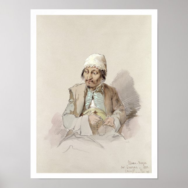 Poster Musa - de Kashgar, vers 1855 (Devant)