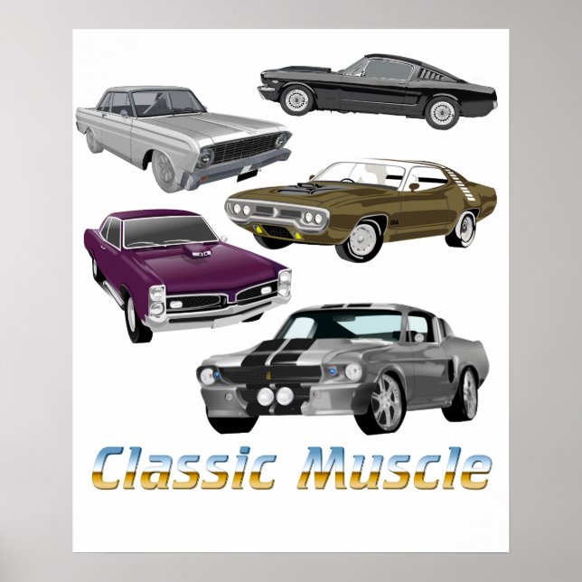 Poster muscle classique (Devant)