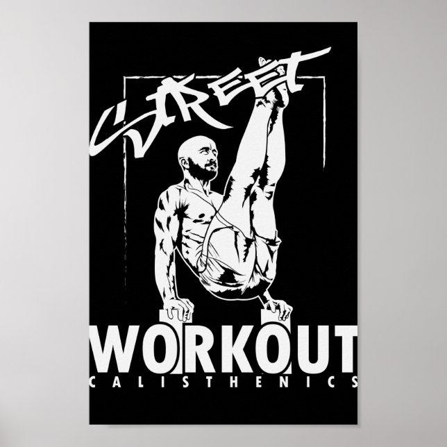 Poster Muscle de Calisthenics (Devant)