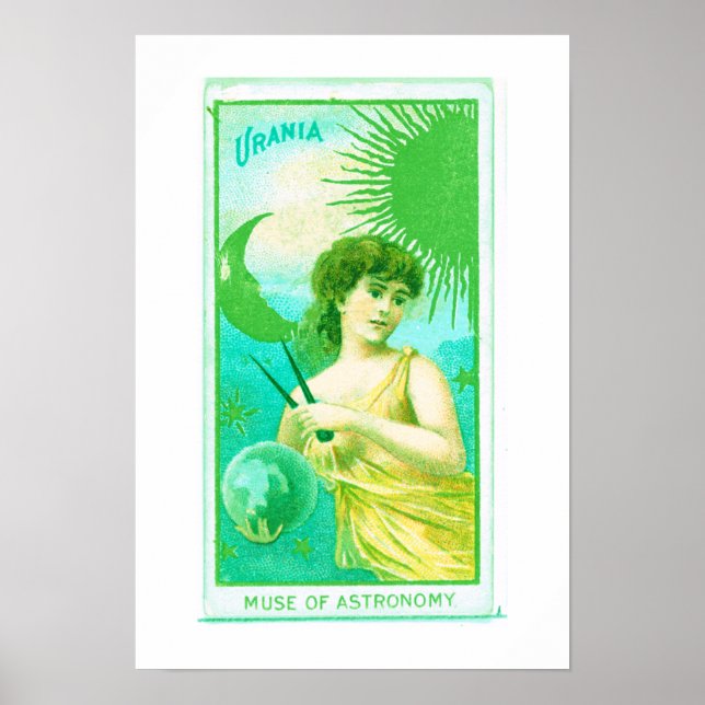 Poster Muse de l'astronomie, Uranie, Imprimer l'affiche (Devant)