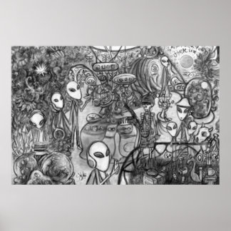 Poster Musée Alien