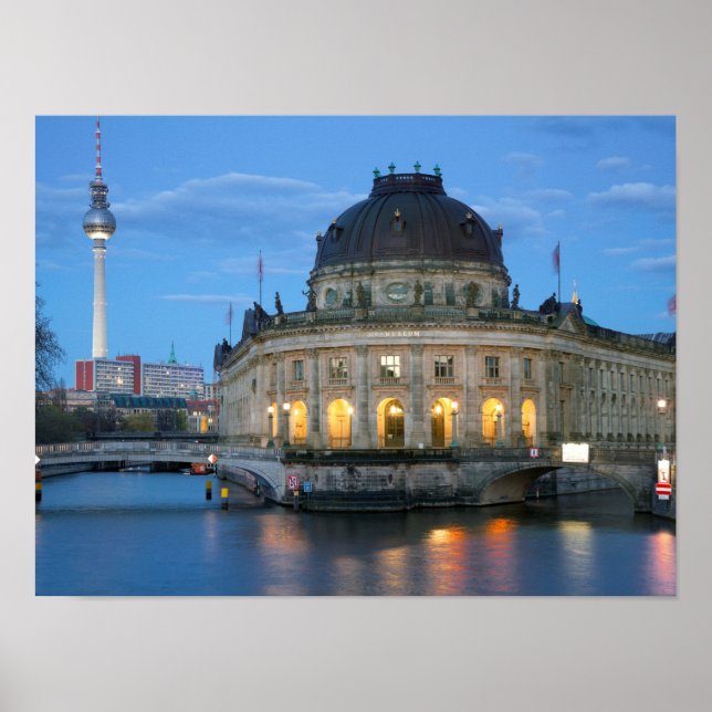 Poster Musée du Bode et Fernsehturm à Berlin (Devant)