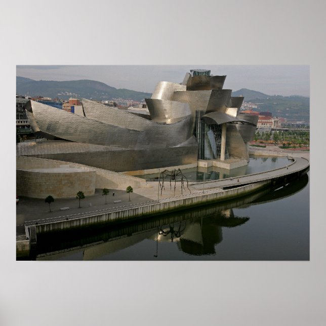 Poster Musée Guggenheim à Bilbao, Espagne (Devant)