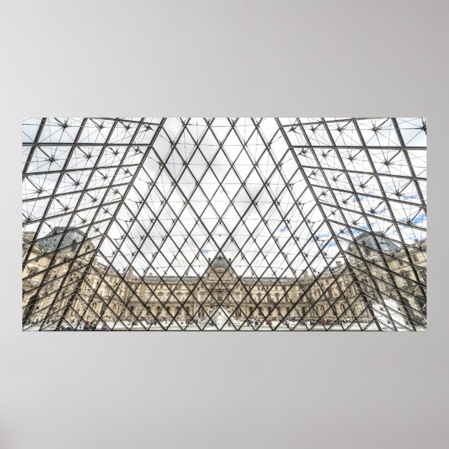 POSTER MUSÉE LOUVRE, PARIS, FRANCE (Devant)