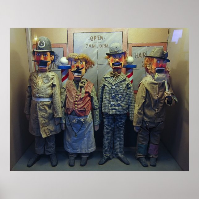 Poster Musee Mecanique Automatisation Marionnettes - San  (Devant)