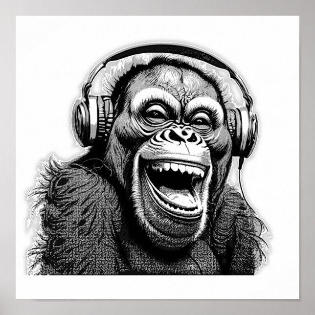Poster Music Ape (Devant)