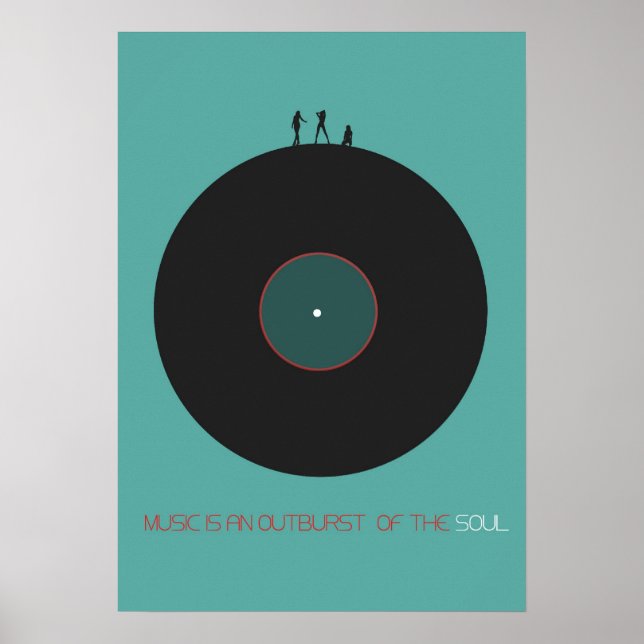 Poster Music art (Devant)