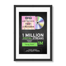 Music Award de la diffusion en continu de l'affich