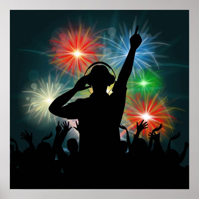 Poster Music DJ (Devant)