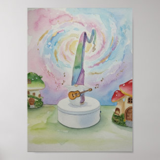 Poster Music Gnome