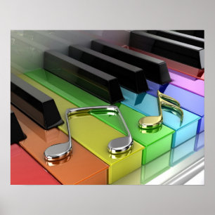 Poster Music Piano