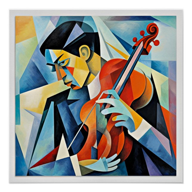 Poster Musicien de jazz contemporain (Devant)