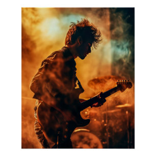Poster Musicien de rock
