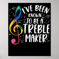 Musicien Pun chanter Treble Clef Music Lover