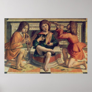 Poster Musiciens à trois anges