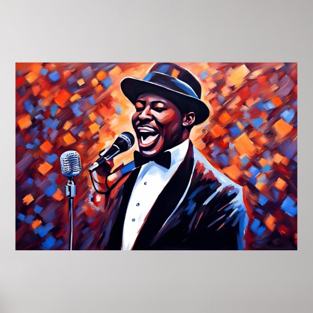 Poster Musiciens de jazz (Devant)