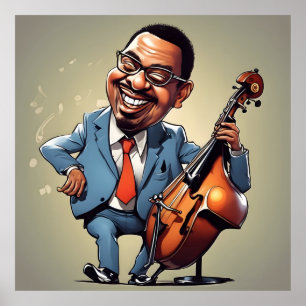 Poster musiciens de jazz