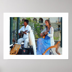 Poster Musiciens en Espagne