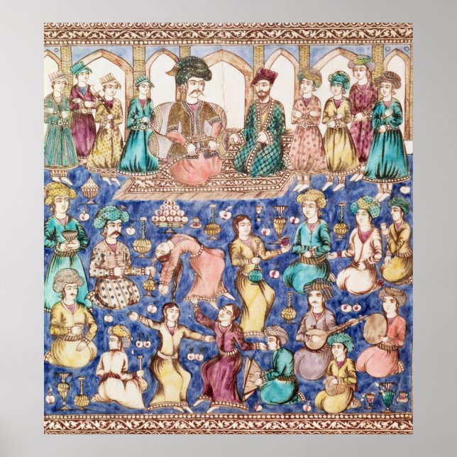 Poster Musiciens et danseurs (Devant)
