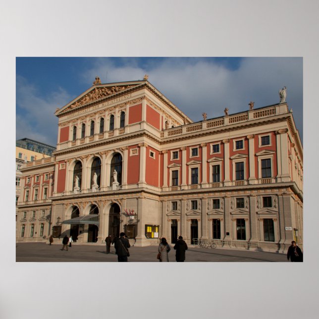 Poster Musikverein À Wien Österreich (Devant)