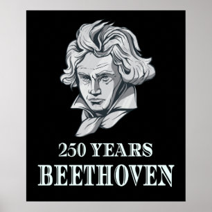 Poster Musique - 250 Ans De Ludwig van Beethoven