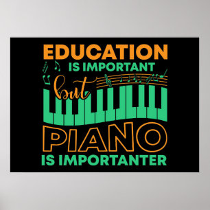 Poster Musique Art Education Et Piano