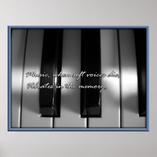 Poster musique dans la mémoire