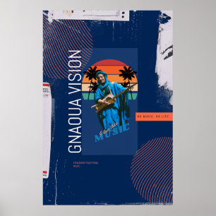Poster Musique de Gnaoua connue à l'internationnal