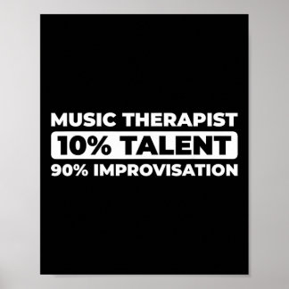 Poster Musique de guérison pour la santé mentale - Th
