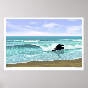 Poster Musique de surf