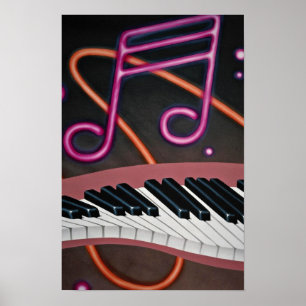 Poster Musique déformée