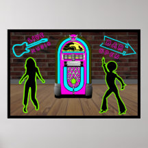 Musique en direct dans un bar avec jukebox