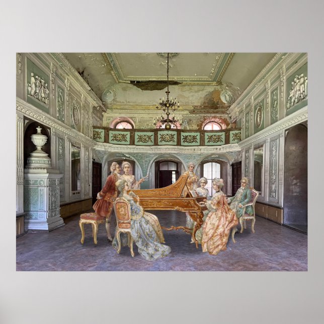 Poster Musique figée (Devant)