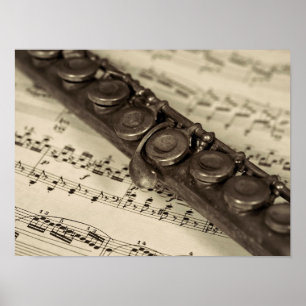 Poster Musique flute