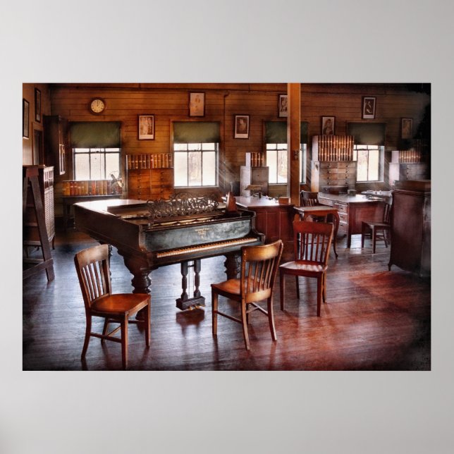 Poster Musique - Le piano à queue (Devant)