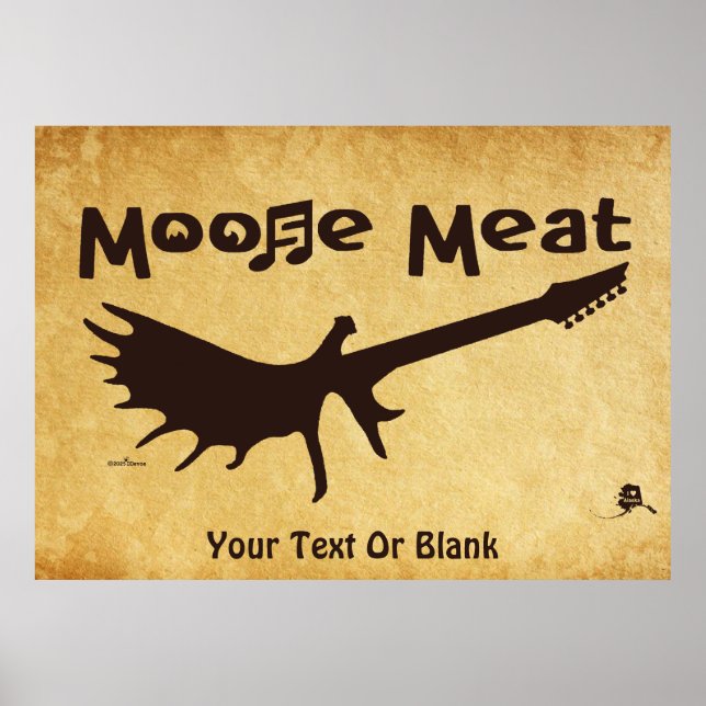 Poster Musique Moose Meat Rock (Devant)