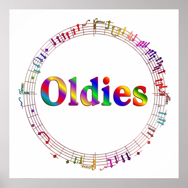 Poster Musique Oldies (Devant)
