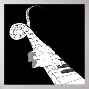 Poster Musique piano