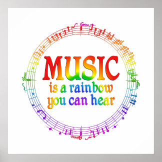 Poster Musique Rainbow