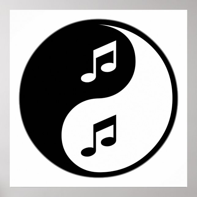 Poster Musique Yin Yang (Devant)