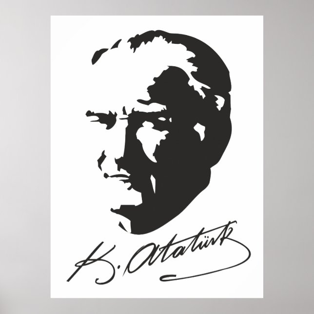 Poster Mustafa Kemal Atatürk (Devant)
