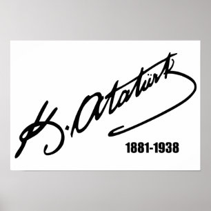 Poster Mustafa Kemal Ataturk