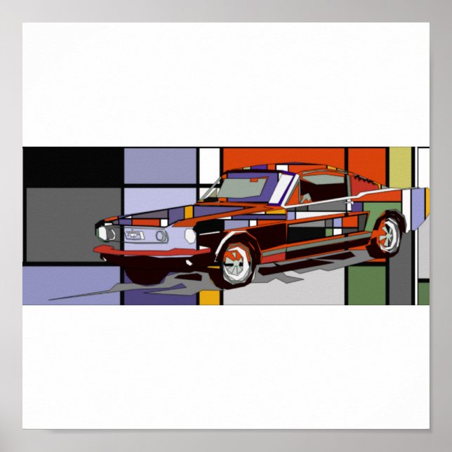 Poster mustang (Devant)