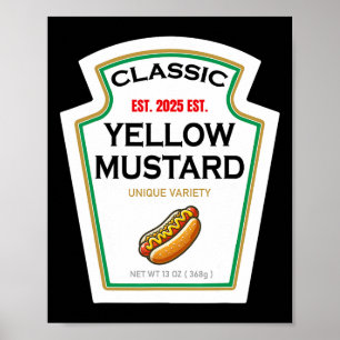 Poster Mustard Jaune do-it-yourself Costume Couples Corre