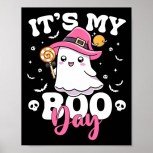 Poster My Boo Day mignon Halloween Anniversaire Fille Fan