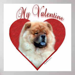 Poster My Chow Chow Valentine
