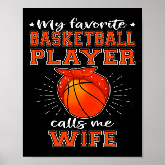 Poster My Favorite Sketll Player Calls Me Wife - Sport Sp