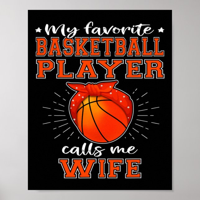 Poster My Favorite Sketll Player Calls Me Wife - Sport Sp (Devant)